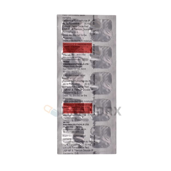 Pexep 20 mg Intas Pharmaceuticals