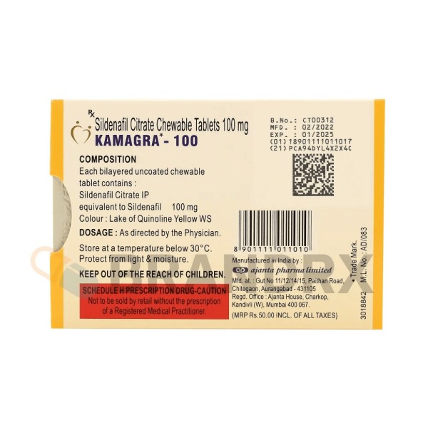 Kamagra Polo 100 mg Ajanta Pharma