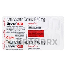 Lipvas 40 mg Cipla